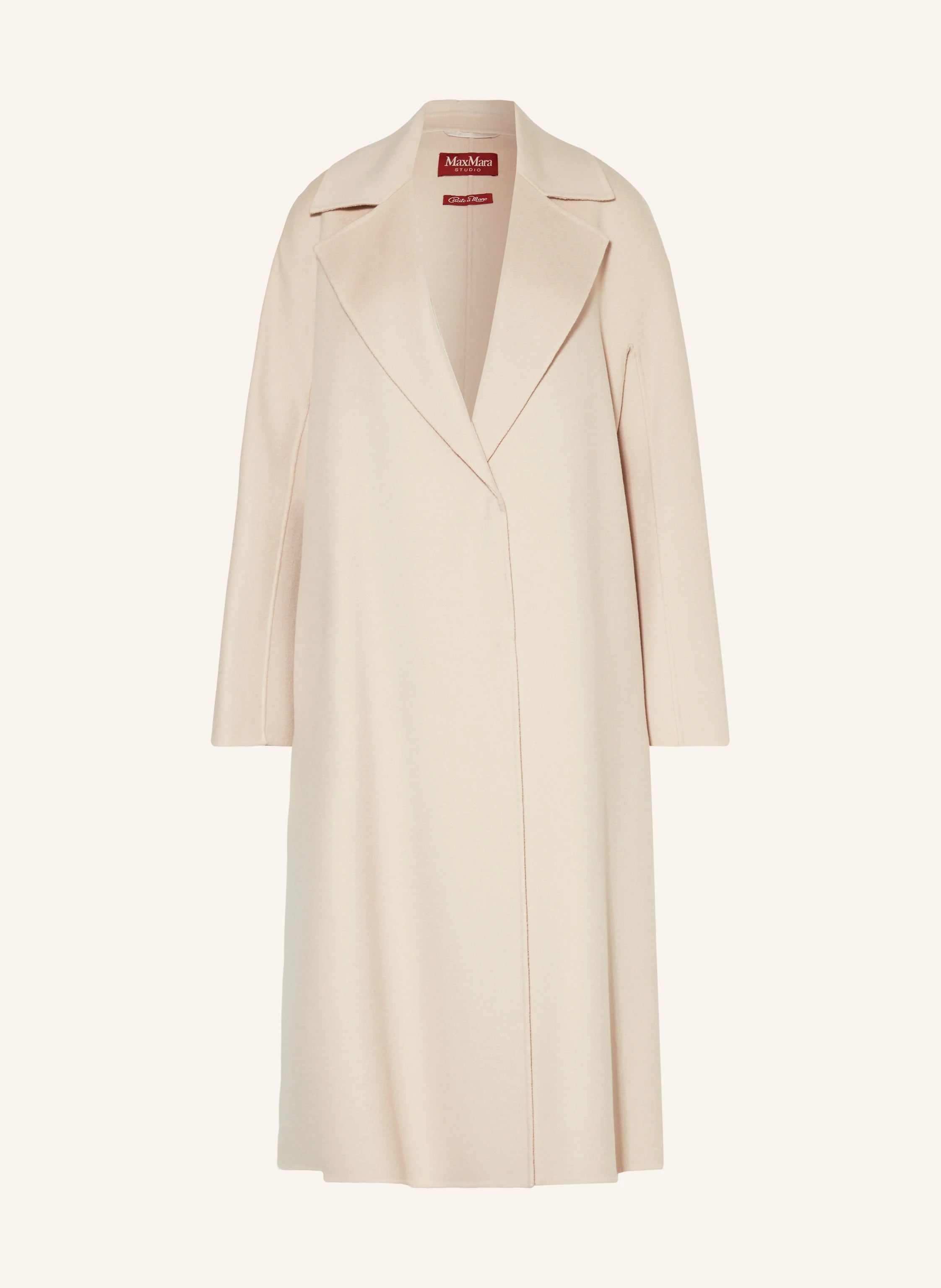 beige wrap coat