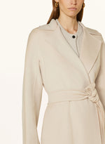 Load image into Gallery viewer, beige wrap coat
