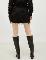 Carregar imagem no visualizador da galeria, black short flared skirt
