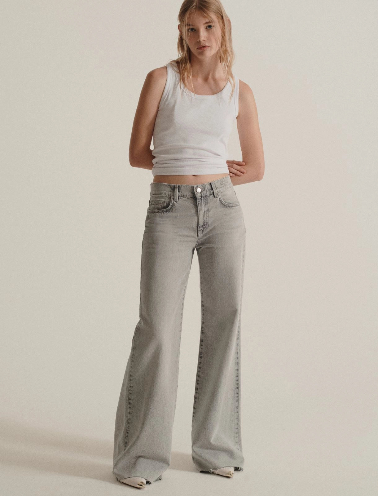 ice Wide-leg jeans