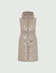 turtledove long reversible gilet