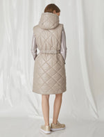 Load image into Gallery viewer, turtledove long reversible gilet
