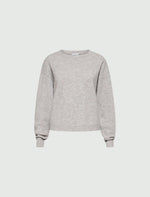 Carregar imagem no visualizador da galeria, light grey pure wool sweater
