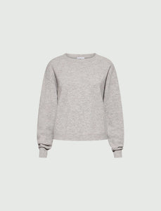 light grey pure wool sweater