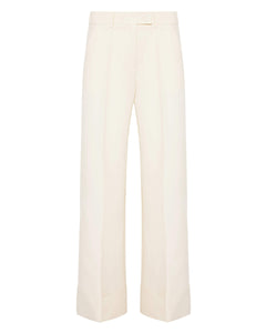 buttercream palazzo trousers