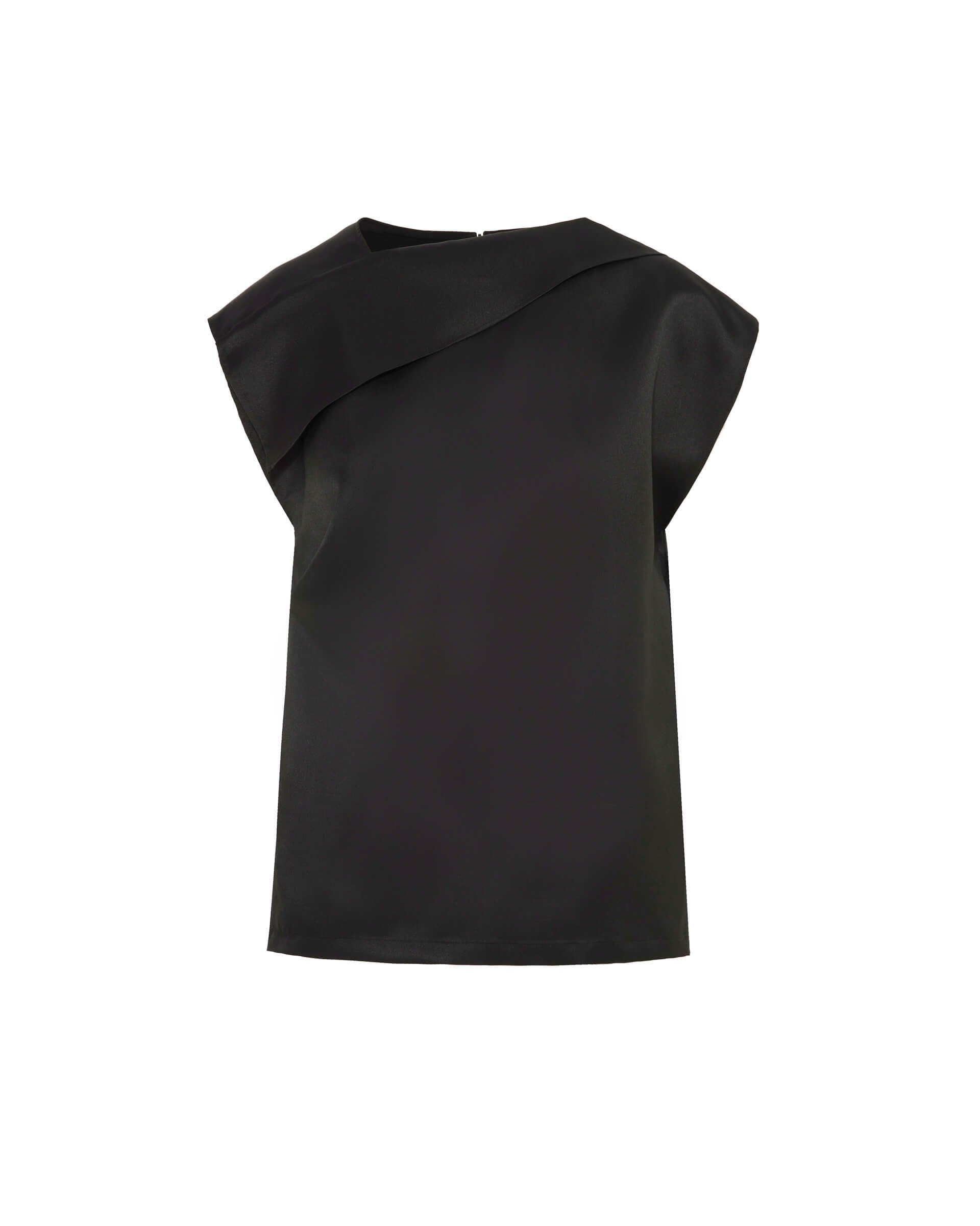 black duchesse blouse