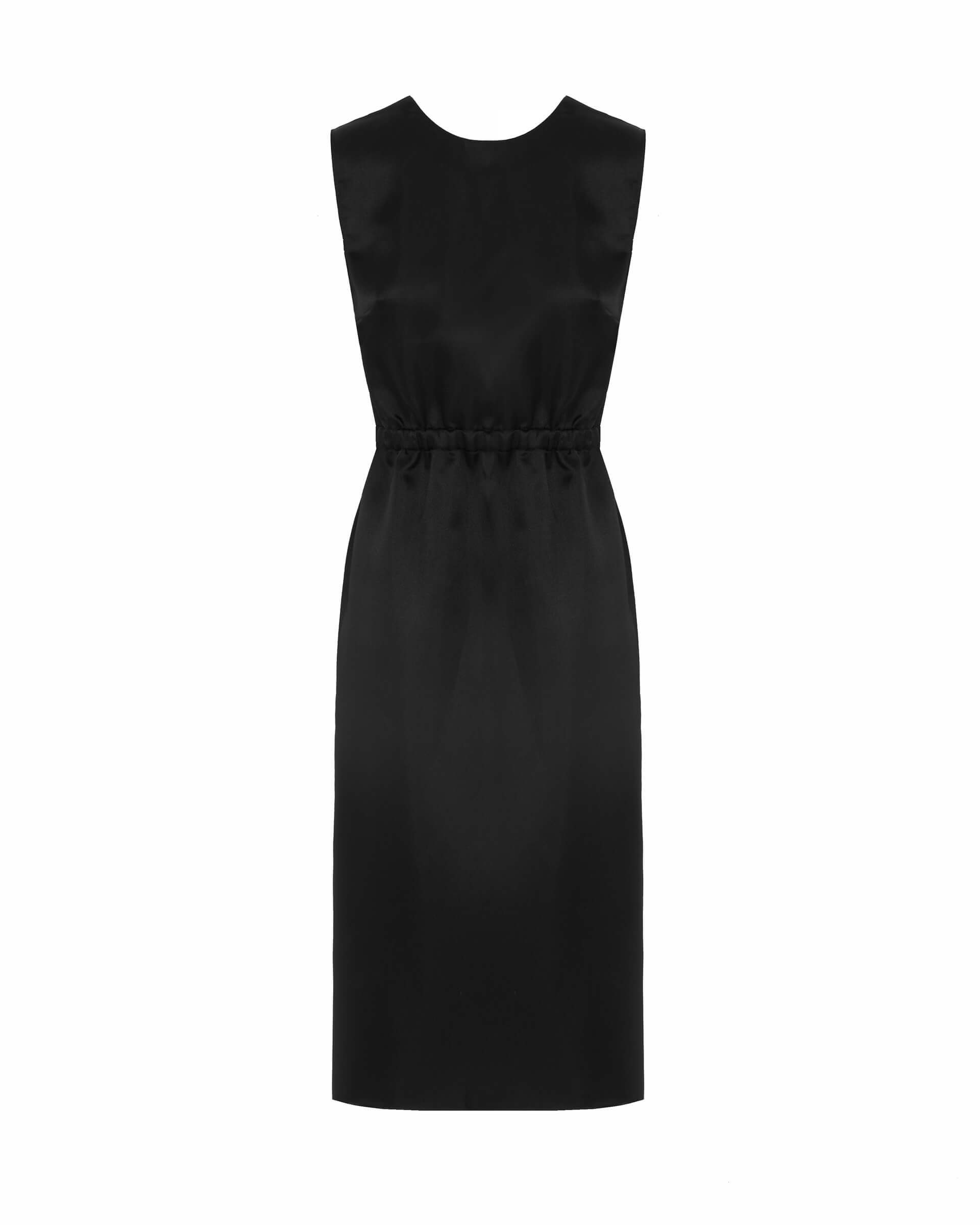 black sheath dress