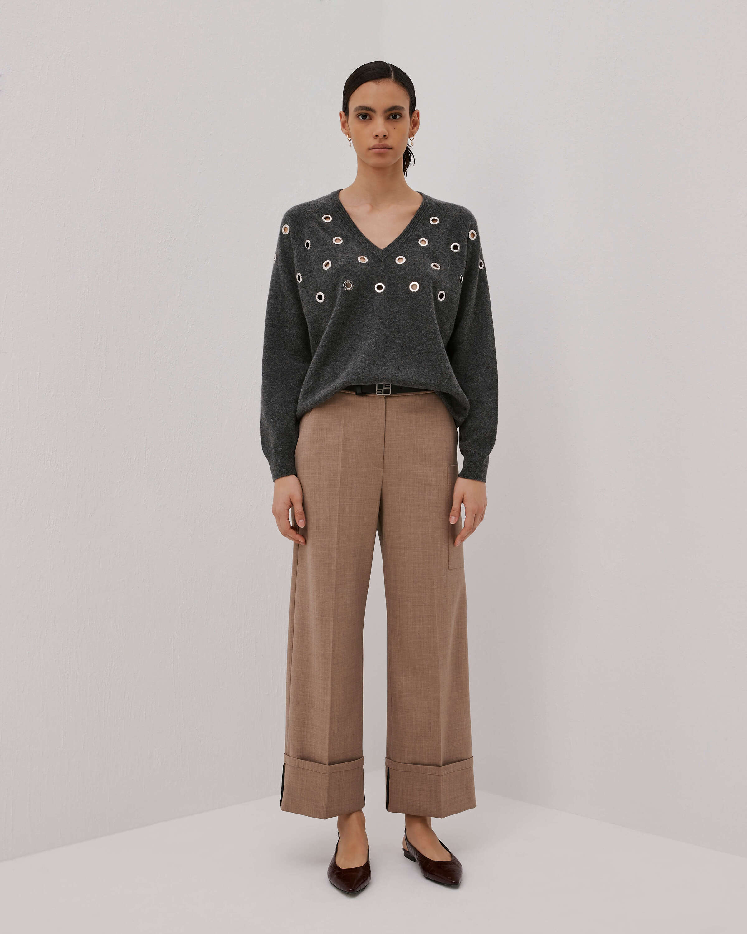 dune straight leg trousers