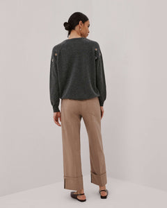 dune straight leg trousers