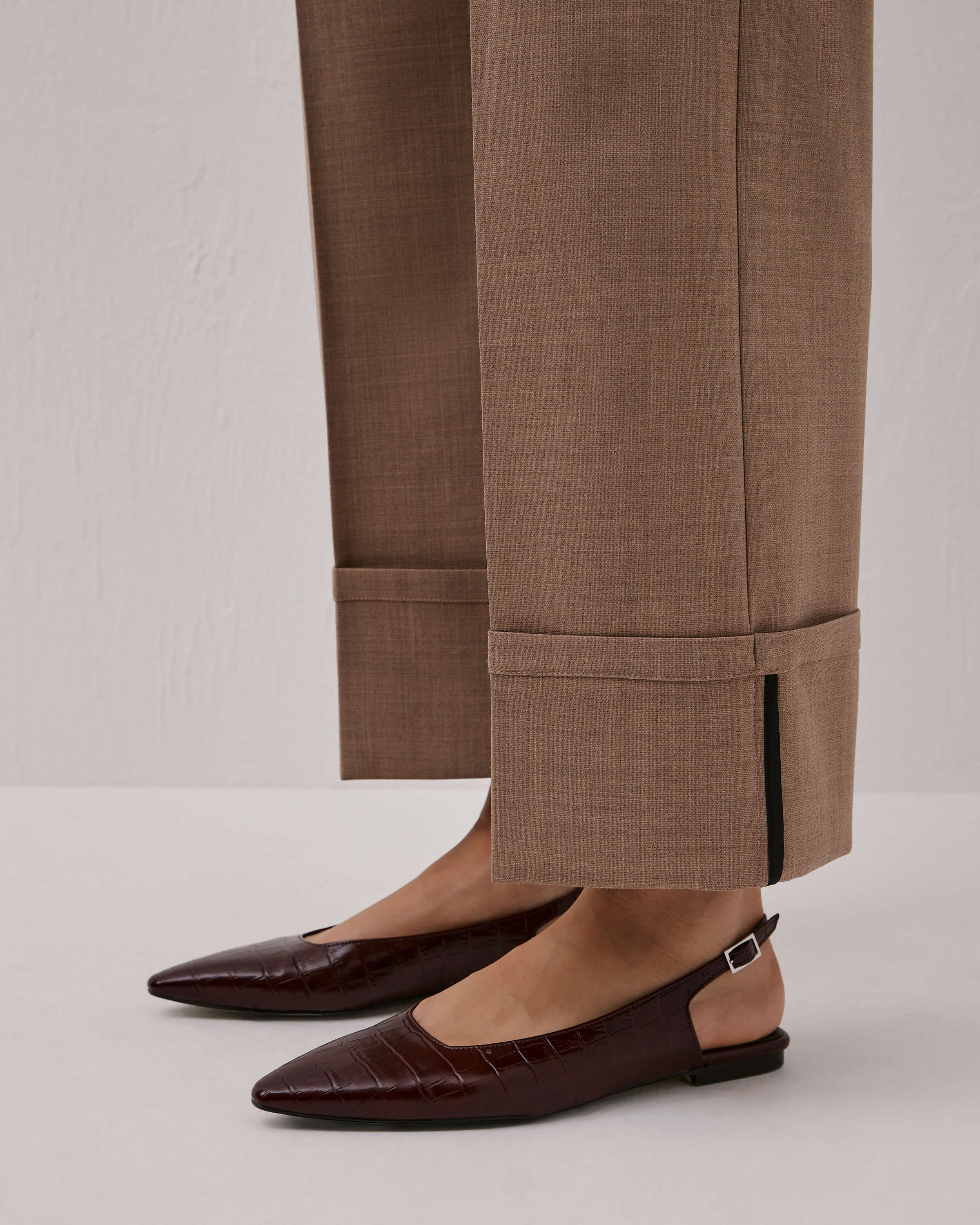 dune straight leg trousers