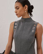 Carregar imagem no visualizador da galeria, titanium sleeveless dress
