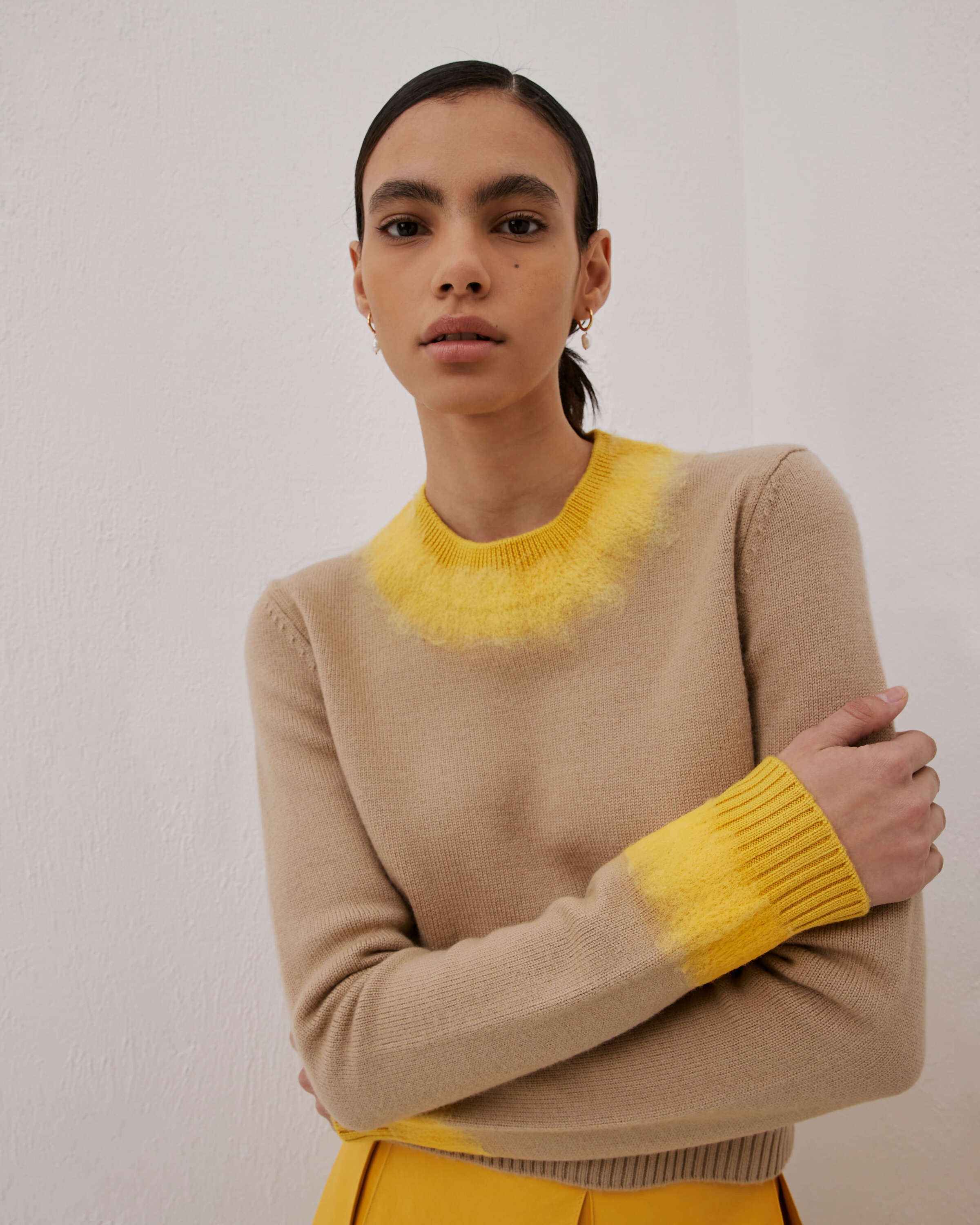 dune two-tone pullover