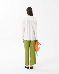 wasabi cropped trousers