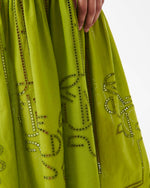 Carregar imagem no visualizador da galeria, wasabi broderie anglaise midi dress
