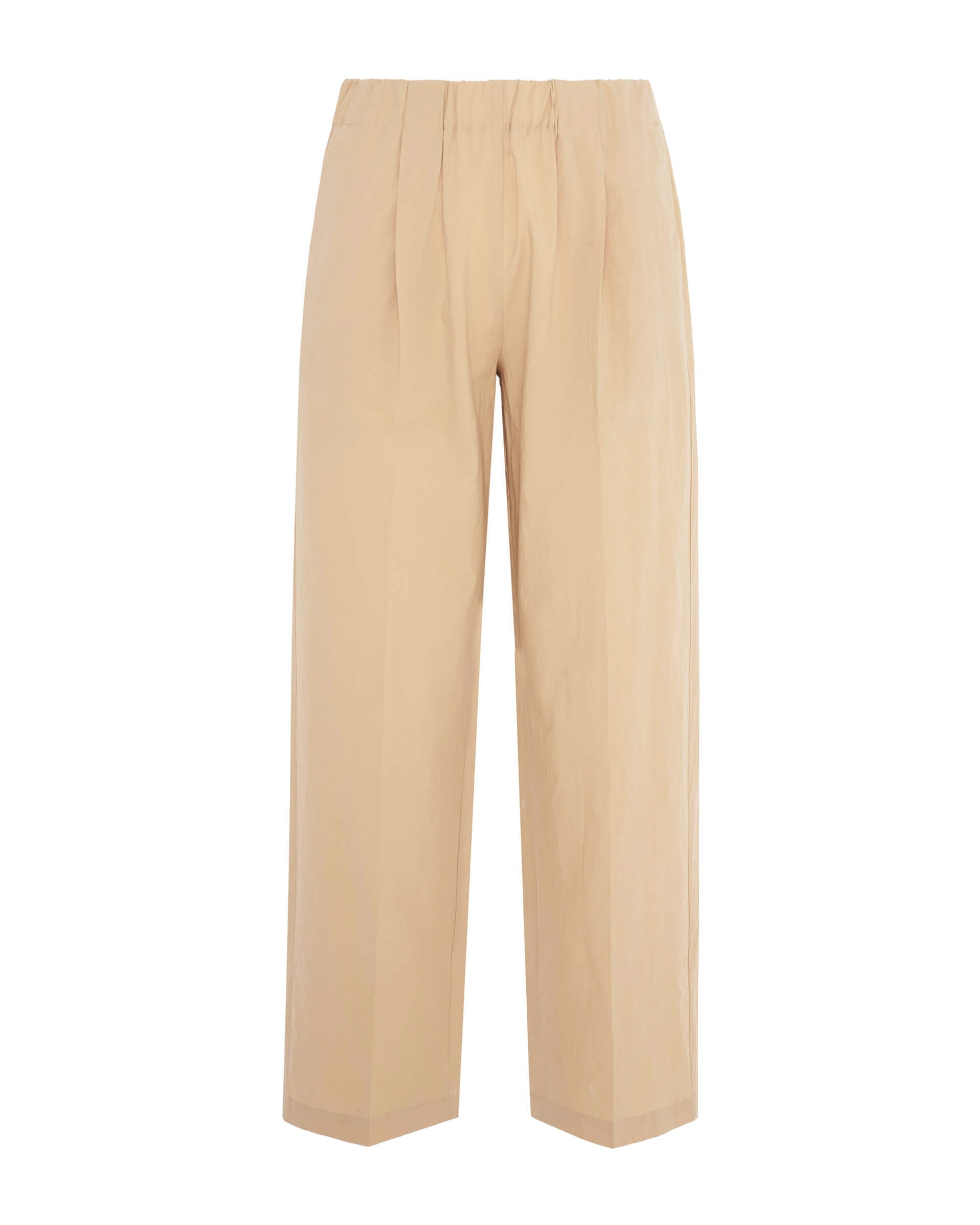 desert straight cotton poplin trousers