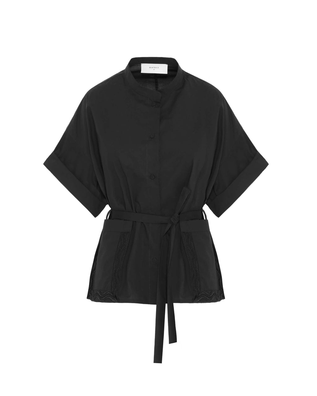 black cotton shirt