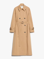 Carregar imagem no visualizador da galeria, camel wool-blend trench coat
