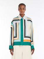 Load image into Gallery viewer, printed silk twill shirt
