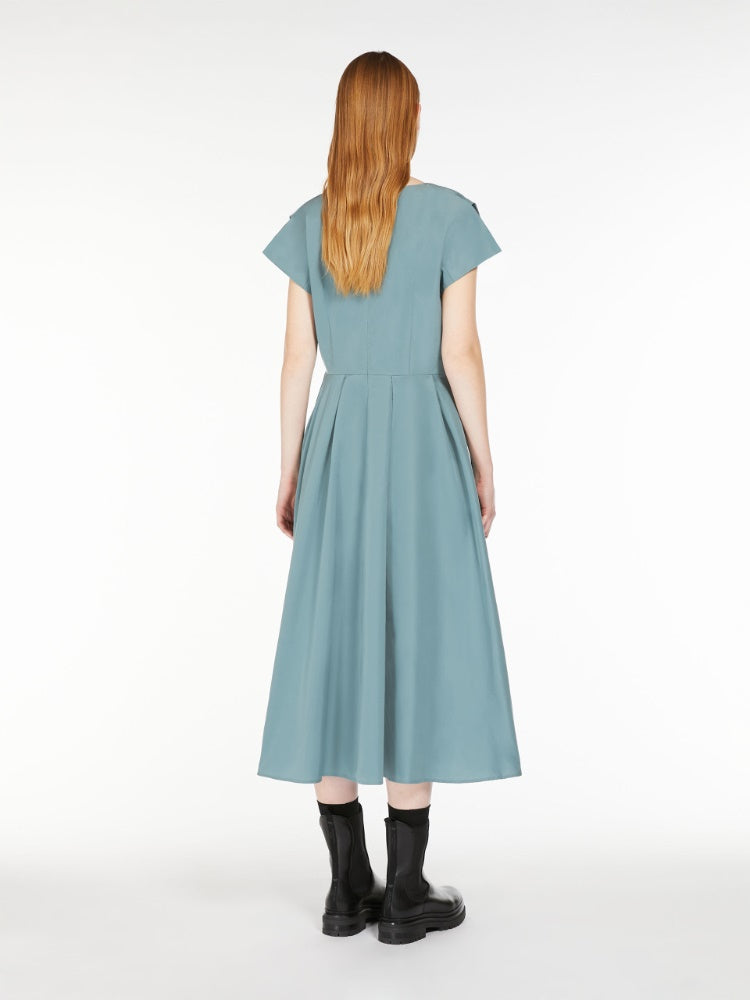 avio midi taffeta dress