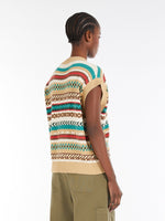 Load image into Gallery viewer, biscuit cotton yarn gilet
