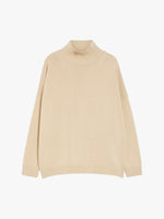 Load image into Gallery viewer, sand wool high-neck sweater
