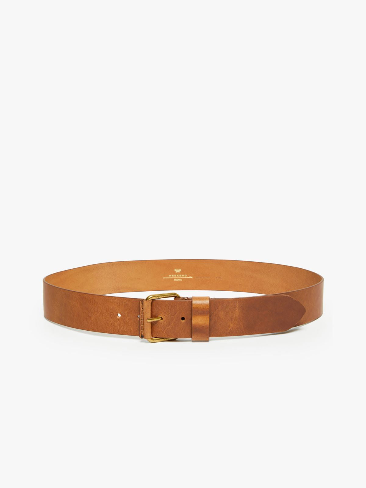 tobacco leather belt