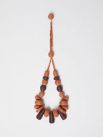 Load image into Gallery viewer, rust long straw necklace
