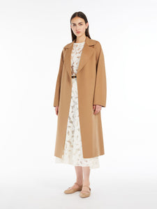 camel wrap coat