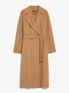 camel wrap coat