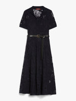 Load image into Gallery viewer, navy Lace polo shirt dress
