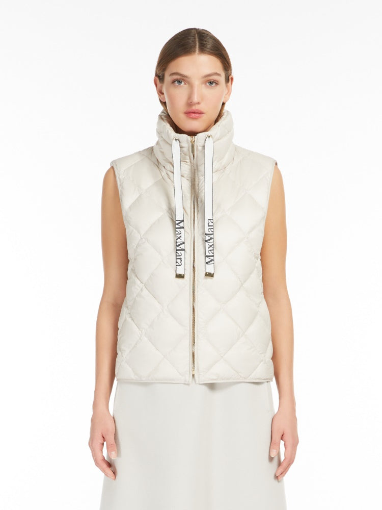 sand goose-down gilet