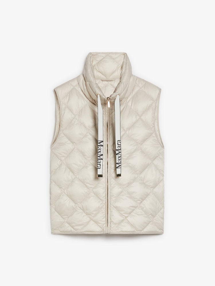 sand goose-down gilet