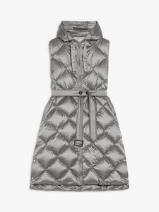 medium grey midi gilet