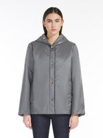 Load image into Gallery viewer, medium grey padded hooded coat
