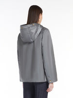 Load image into Gallery viewer, medium grey padded hooded coat
