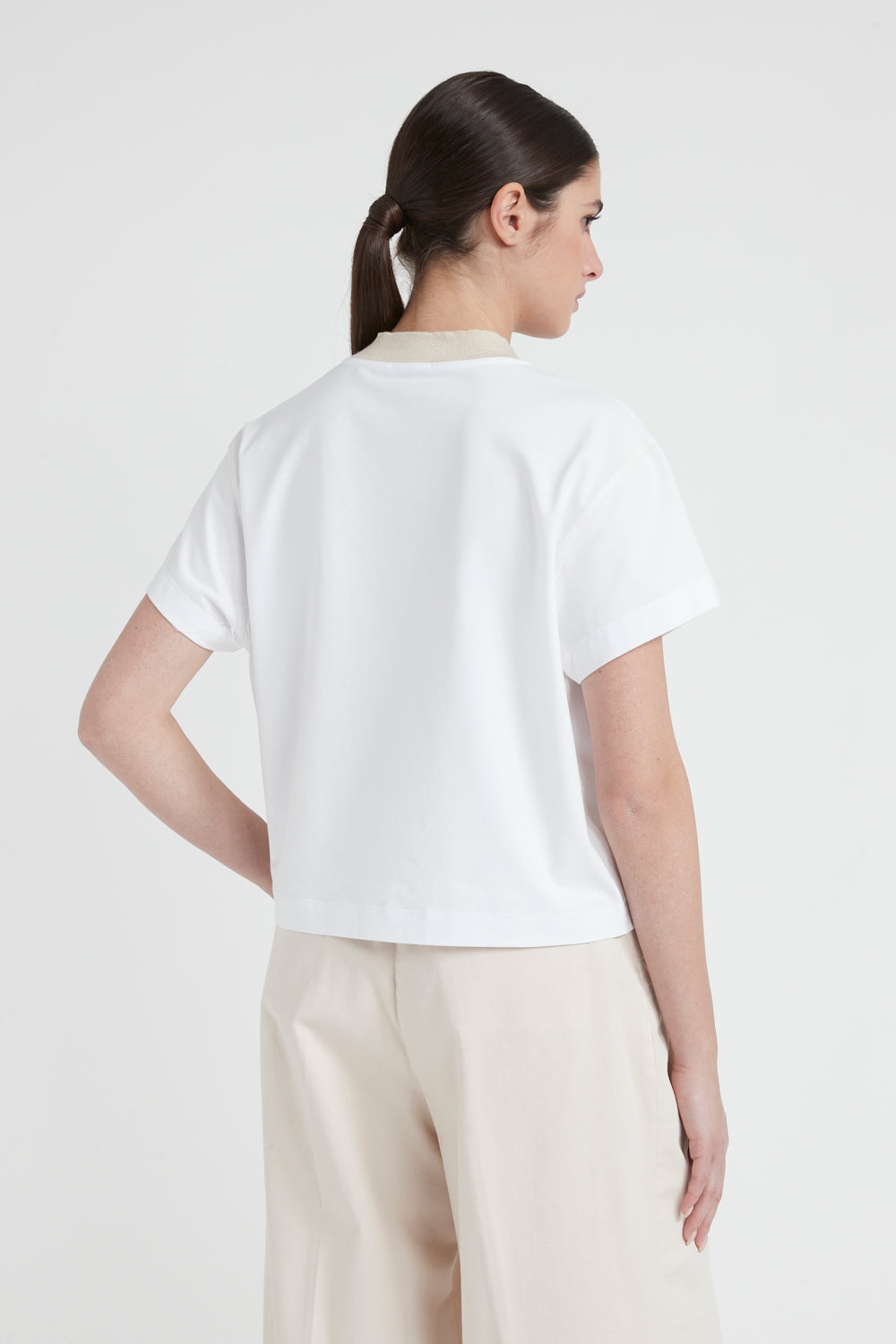 barley cotton jersey T-Shirt