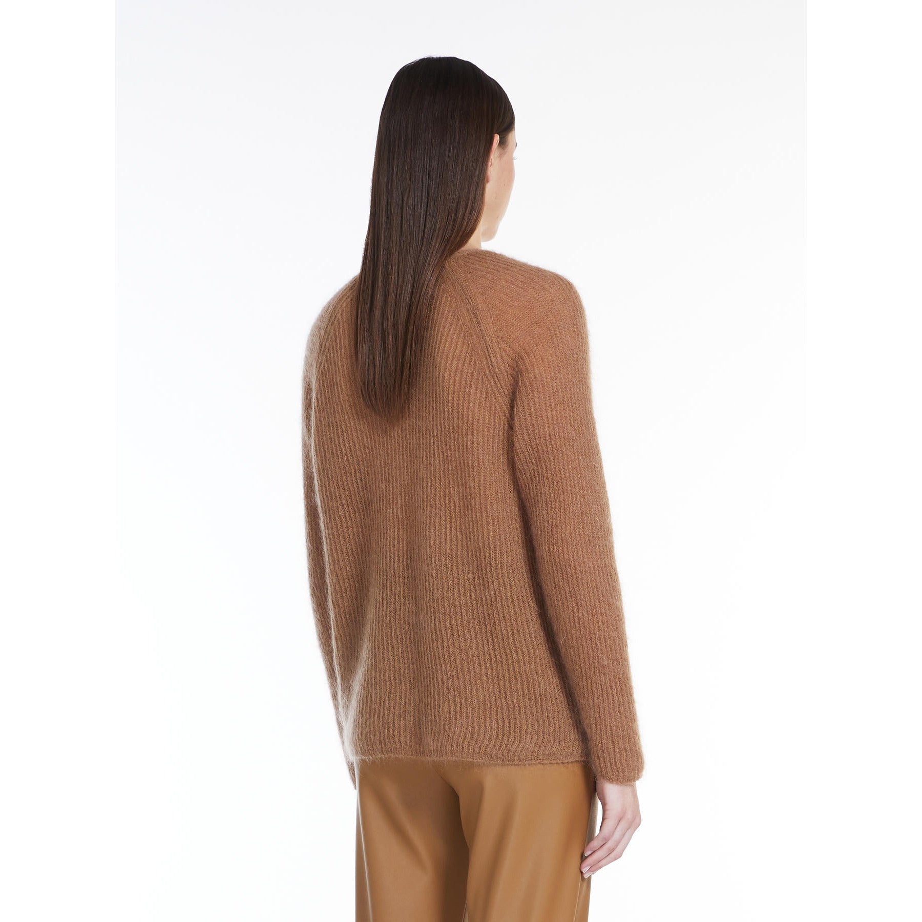 tobacco mohair yarn jumper