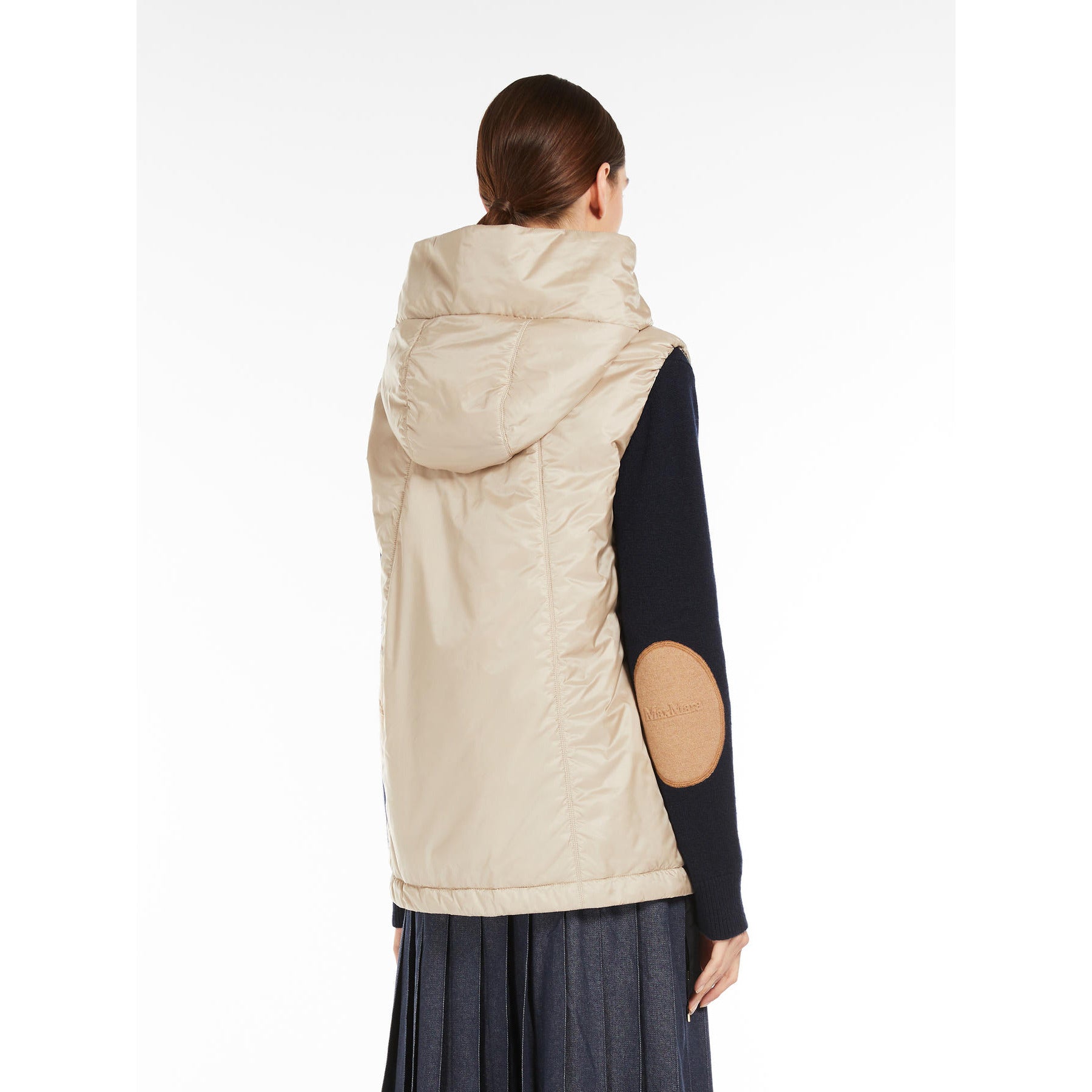 hazelnut Water-repellent canvas gilet