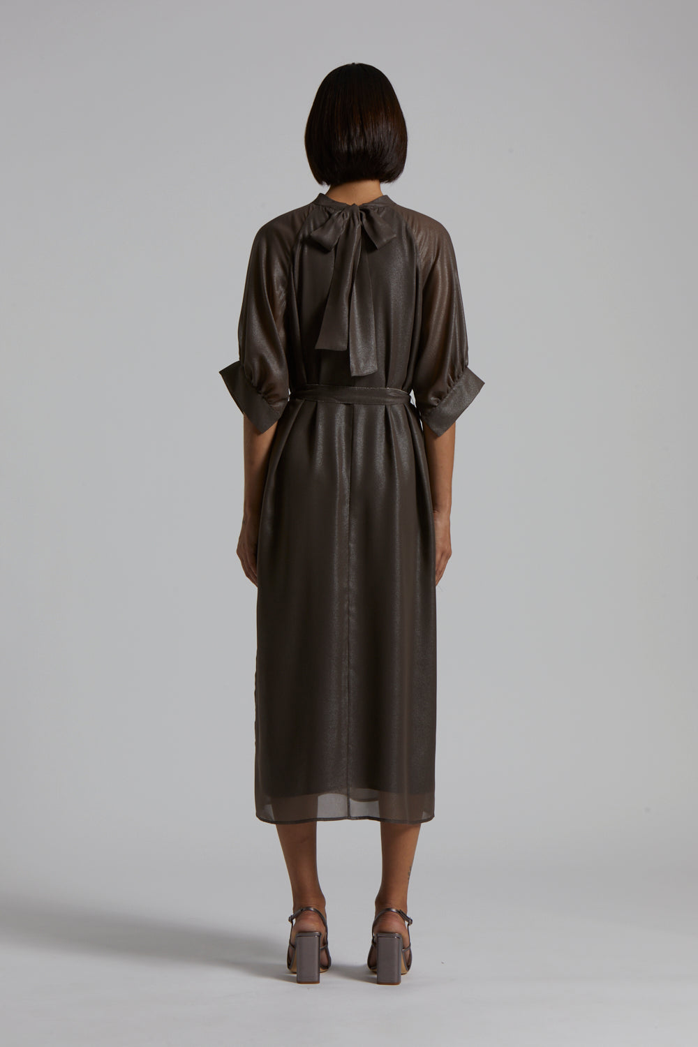 ebony extra light midi dress