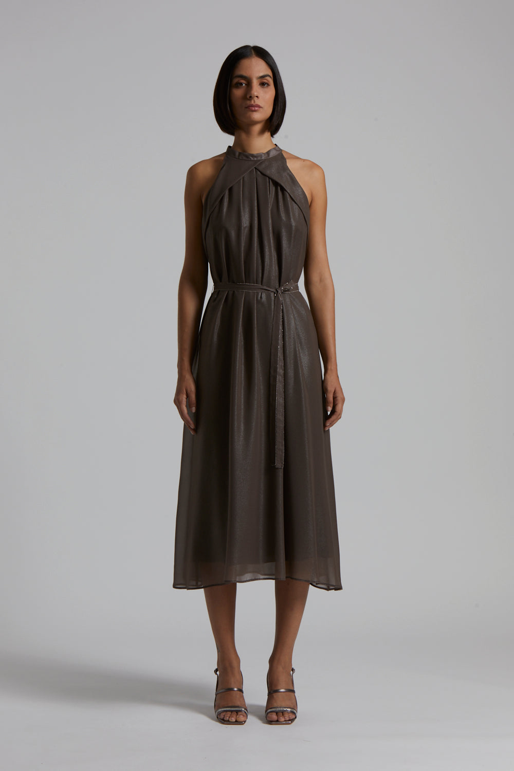 ebony extra light midi dress