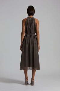 ebony extra light midi dress