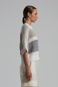 quartz sand knitted sweater