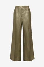 Load image into Gallery viewer, gold linen pants
