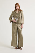 Load image into Gallery viewer, gold linen pants
