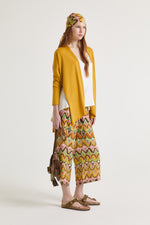 Load image into Gallery viewer, yellow modern look cardigan
