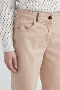 macchiato denim pants