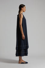 Load image into Gallery viewer, space blue relaxed dress
