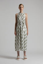 Load image into Gallery viewer, eucalyptus printed midi dress
