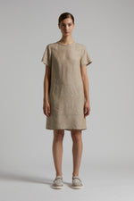 Load image into Gallery viewer, cappucino washed effect midi dress
