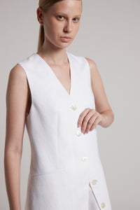 light white waistcoat